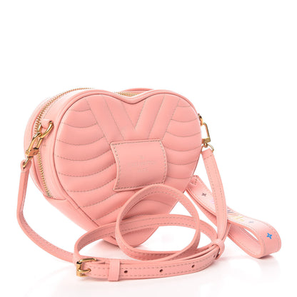Louis Vuitton Calfskin New Wave Heart Bag Rose Pomettes 3 of 8