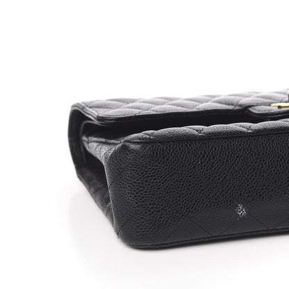 Chanel Caviar Quilted Medium Double Flap Black 11 of 14