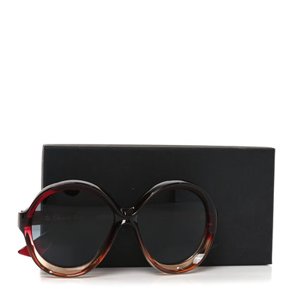 Christian Dior Acetate Bianca Sunglasses Burgundy Pink 8 of 8