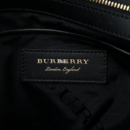Burberry Nylon Large Rucksack Backpack Black Gold 6 of 13