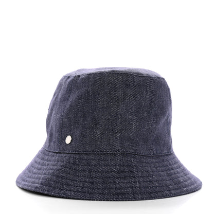 Hermes Denim Eden Bucket Hat 56 Indigo 3 of 11