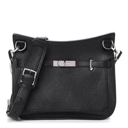 Hermes Taurillon Clemence Jypsiere 28 Black 1 of 9