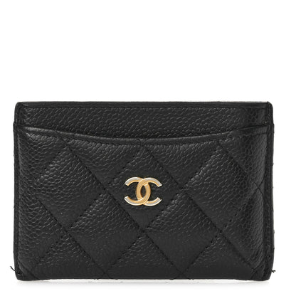 Chanel Caviar Quilted Card Holder Black 1 of 9