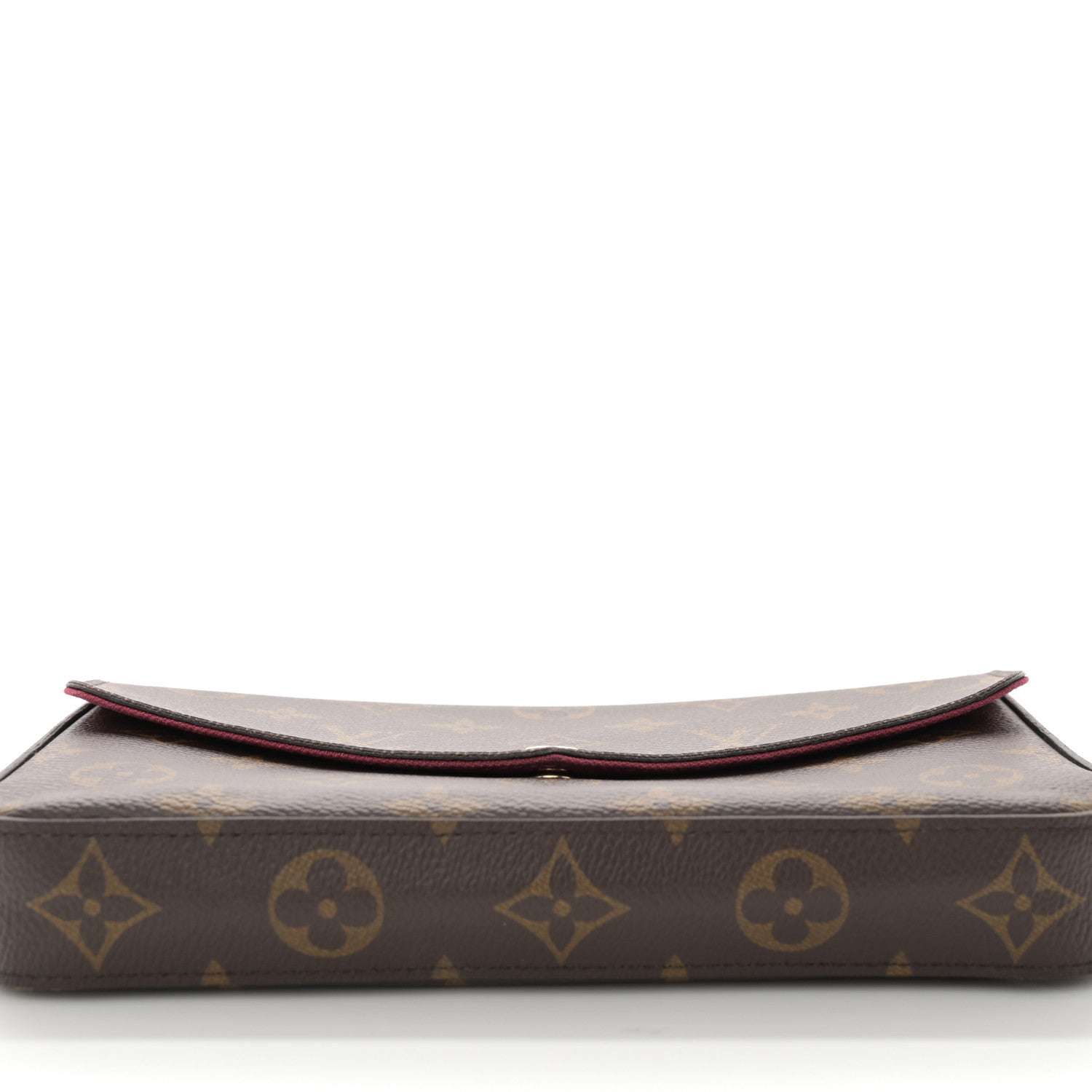 Louis Vuitton Monogram Pochette Felicie Chain Wallet Fuchsia 11 of 12