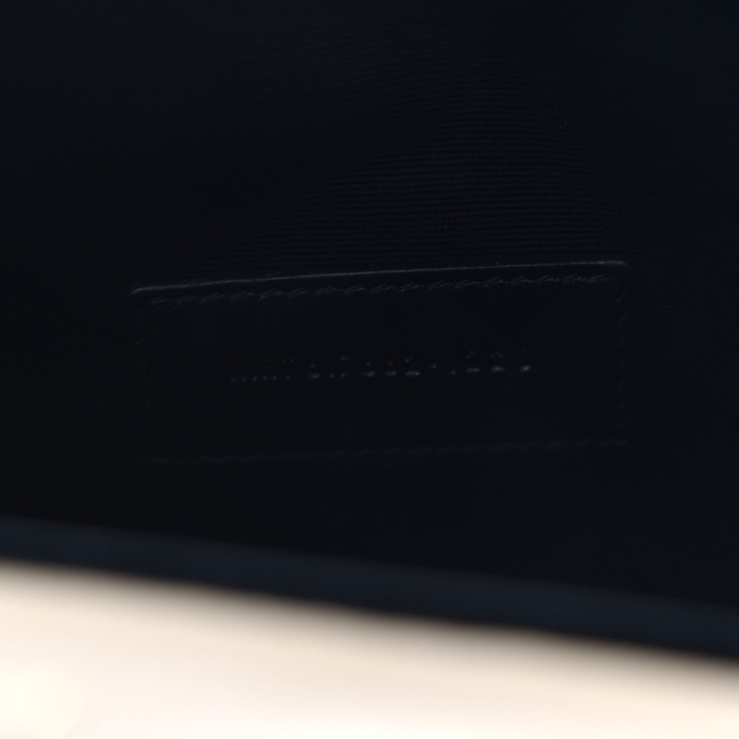 Saint Laurent Grain De Poudre Matelasse Chevron Monogram Envelope Clutch Dark Beige 9 of 10