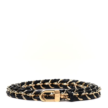 Louis Vuitton Calfskin Multi Pochette Chain Shoulder Strap Black Gold 1 of 3