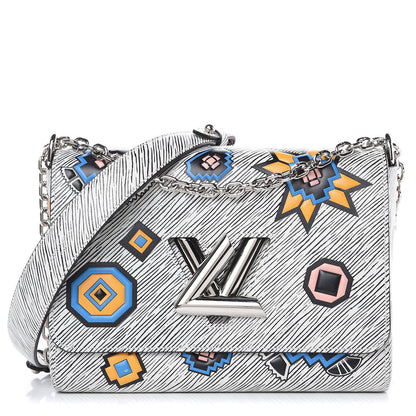 Louis Vuitton Epi Azteque Twist Shoulder Bag MM White 1 of 12