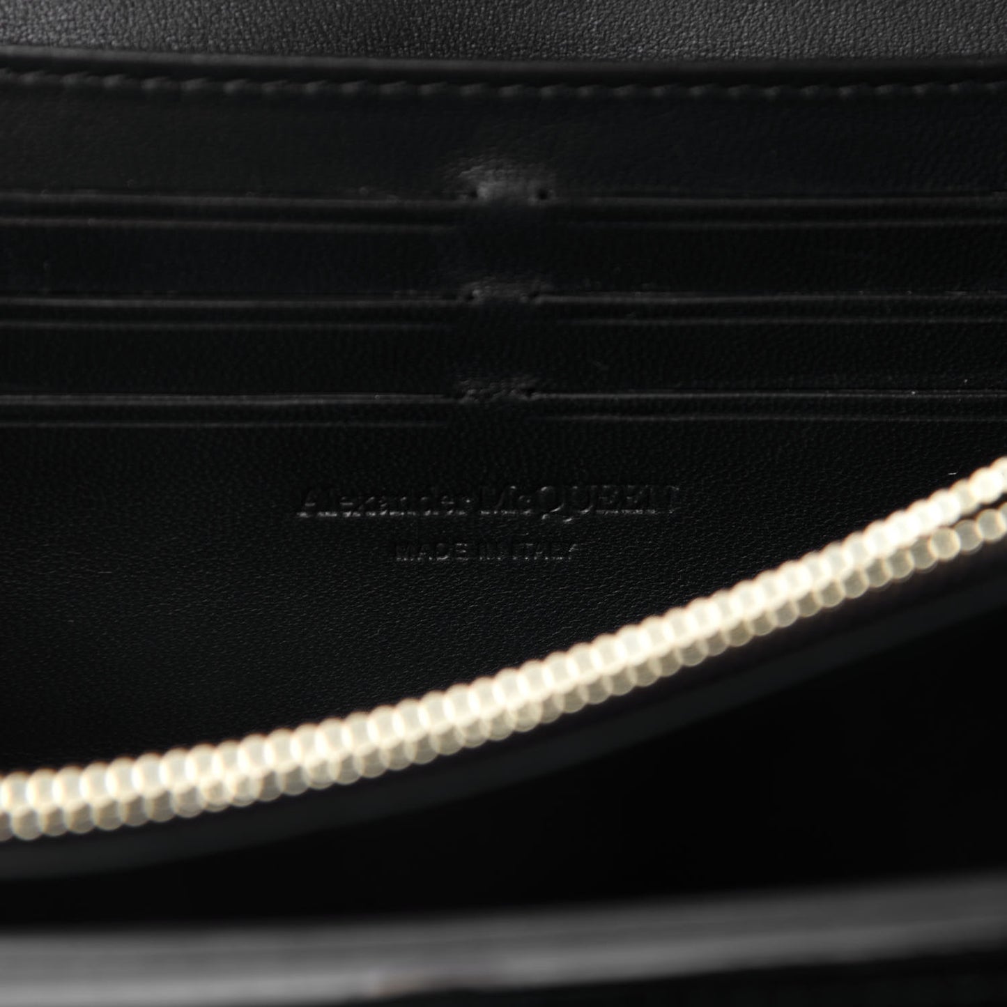 Patent Skull Wallet on Chain Black