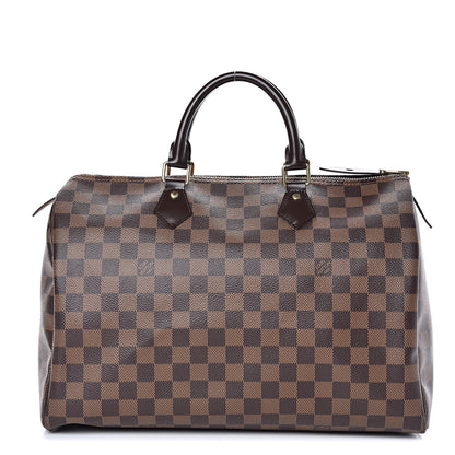 Louis Vuitton Damier Ebene Speedy 35 1 of 9