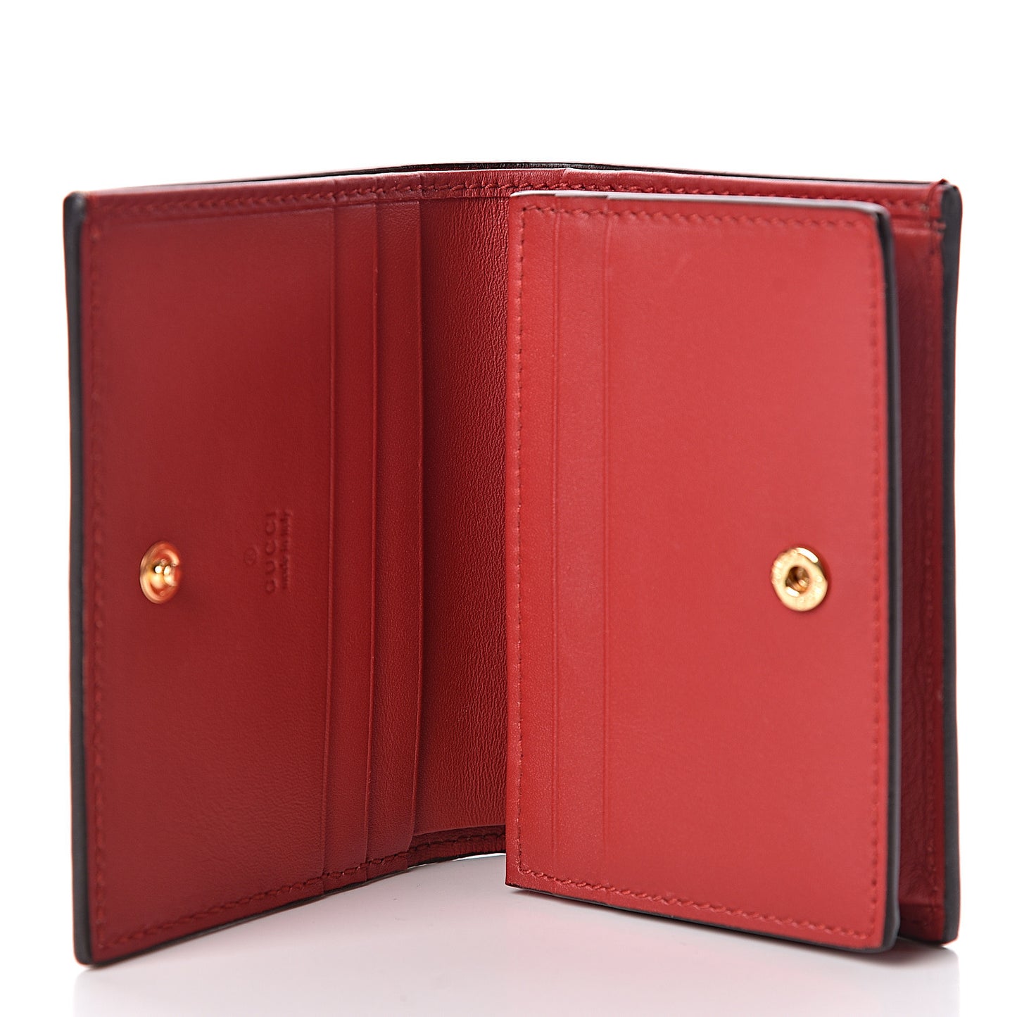 Soft GG Supreme Monogram Mystic Cat Card Case Wallet