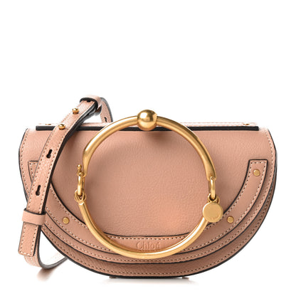 Chloe Calfskin Small Nile Bracelet Minaudiere Bag Biscotti Beige 1 of 11