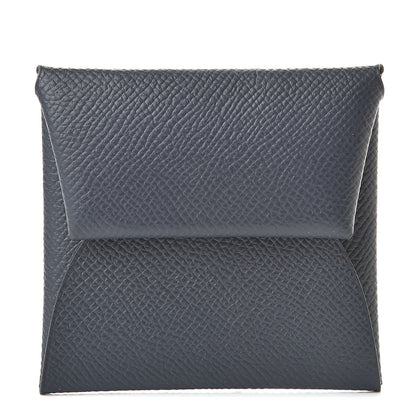 Hermes Epsom Bastia Coin Purse Bleu Indigo Vert Amande 1 of 6