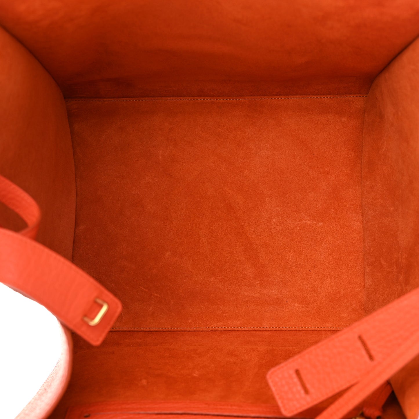 Grained Calfskin Medium Phantom Luggage Burnt Orange