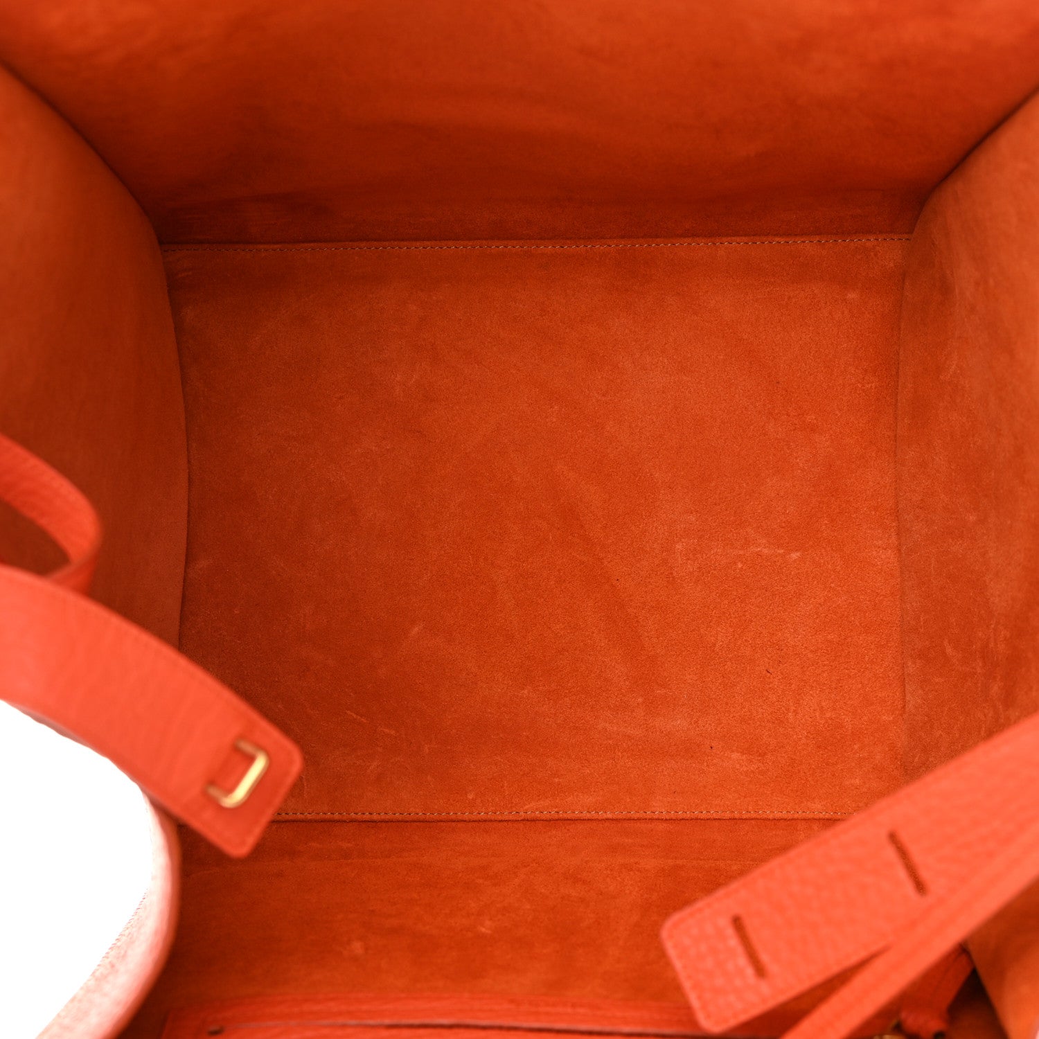 Celine Grained Calfskin Medium Phantom Luggage Burnt Orange 5 of 15