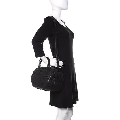 Alexander Wang Pebbled Lambskin Rockie Black Matte Black Hardware 2 of 9