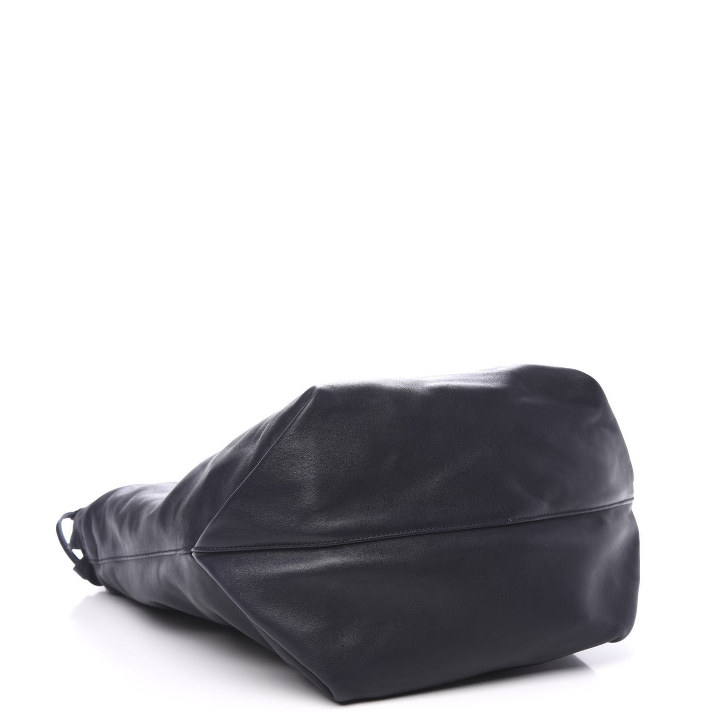 Lambskin Teddy Drawstring Bag Dark Notte