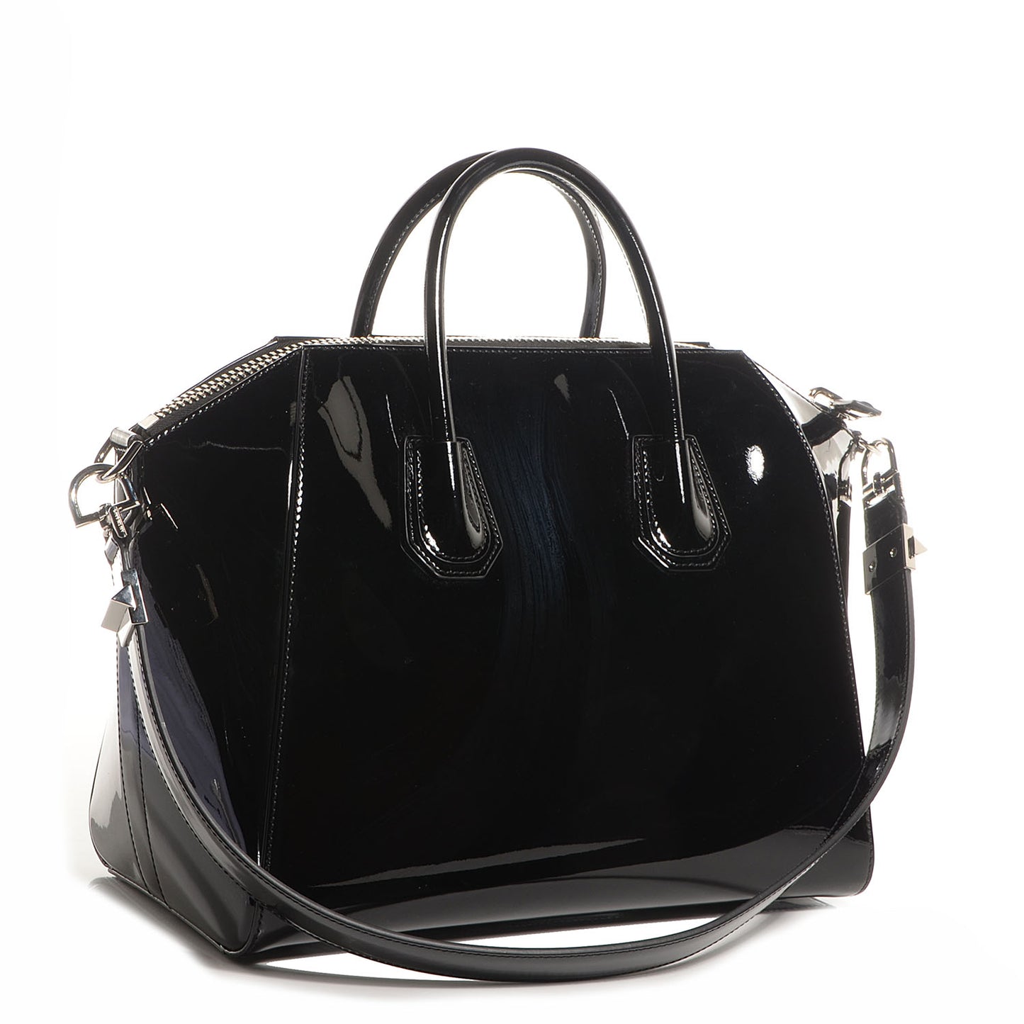 Patent Calfskin Medium Antigona Black