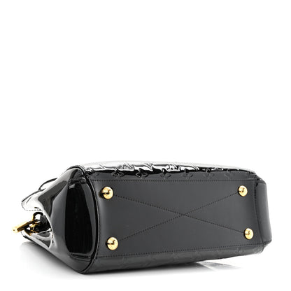 Louis Vuitton Vernis Montaigne MM Black 3 of 13