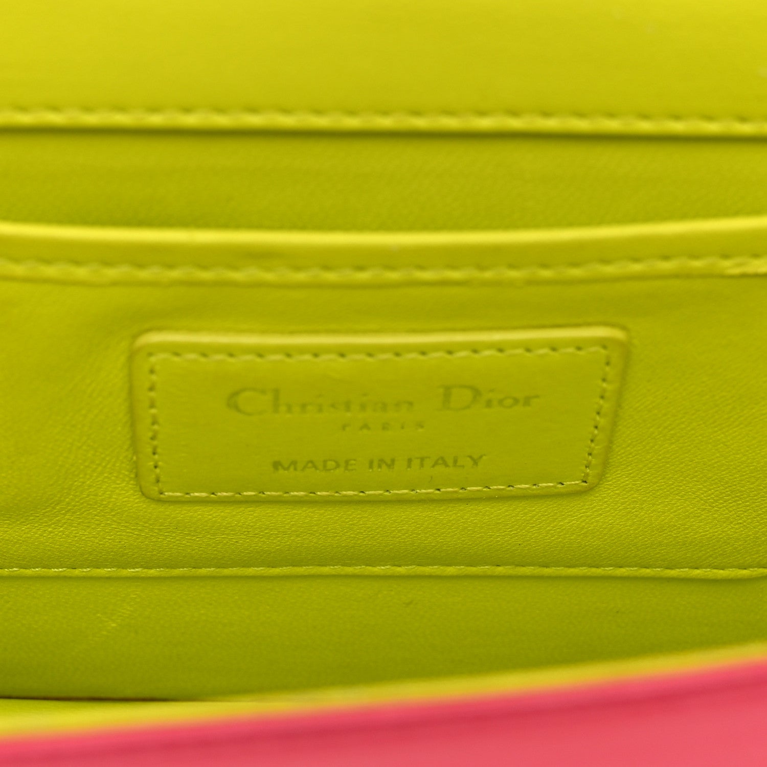 Christian Dior Lambskin Cannage Tri-Color Lady Dior Convertible Clutch Blue 7 of 13