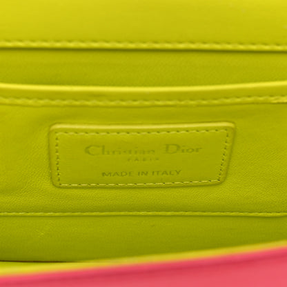 Christian Dior Lambskin Cannage Tri-Color Lady Dior Convertible Clutch Blue 7 of 13