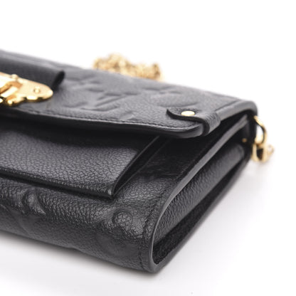 Louis Vuitton Empreinte Vavin Chain Wallet Black 8 of 8