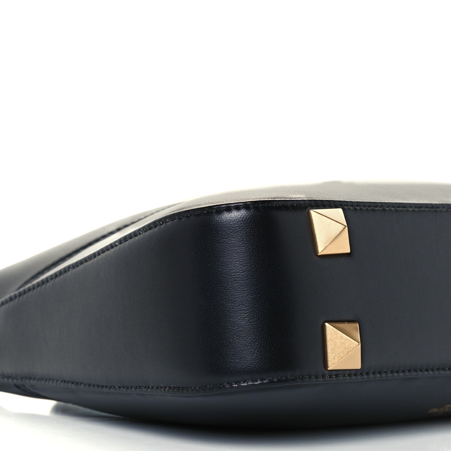 Valentino Garavani Nappa Stud Sign Hobo Black 9 of 10