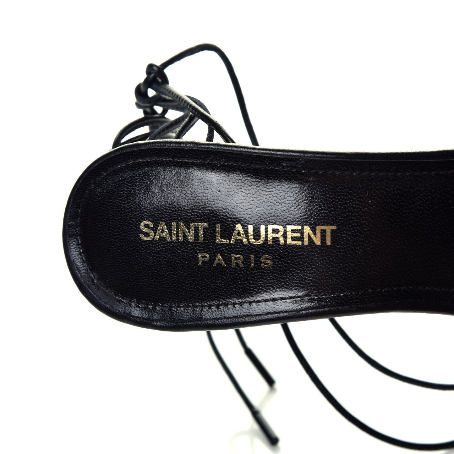 Calfskin Lexi 90 Ankle Strap Sandals 37 Black