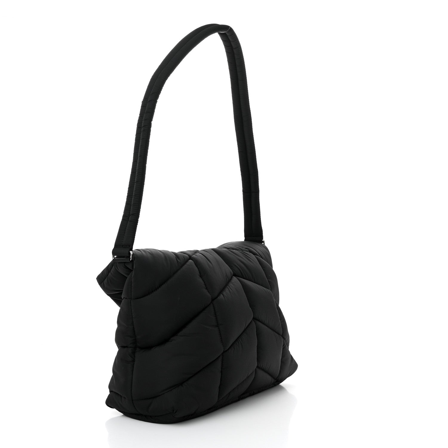 Saint Laurent Econyl Nylon Lou Puffer Messenger Black 3 of 10