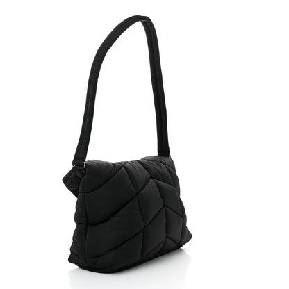 Saint Laurent Econyl Nylon Lou Puffer Messenger Black 3 of 10