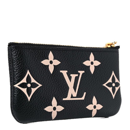 Louis Vuitton Empreinte Monogram Giant Key Pouch Black Beige 3 of 8