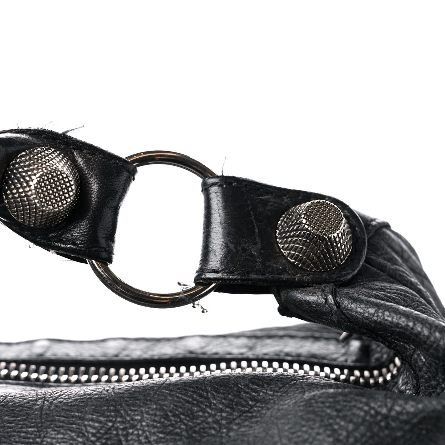 Chevre Giant 21 Silver Hardware Day Hobo Black