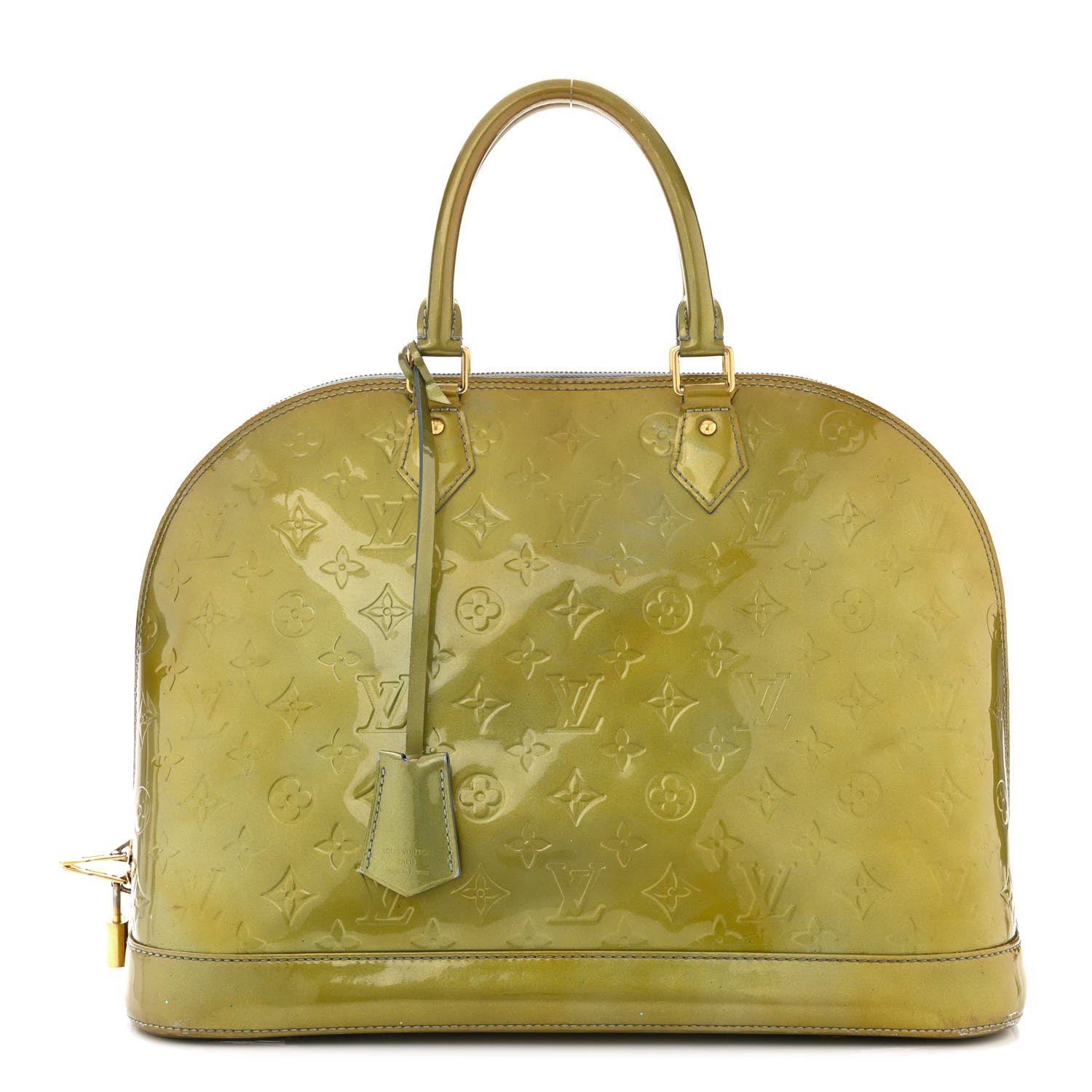 Louis Vuitton Vernis Alma GM Gris Art Deco 1 of 11