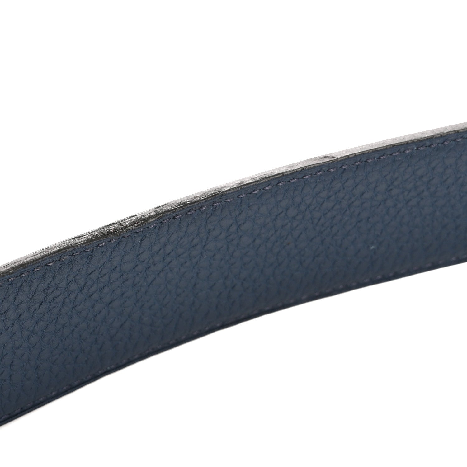 Hermes Box Togo 32mm H Belt 110 Black Vert Bosphore 6 of 10