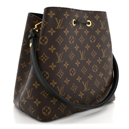 Louis Vuitton Monogram Neonoe MM Black 3 of 9