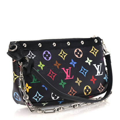 Louis Vuitton LV X TM Monogram Multicolor Pochette Accessories Black 3 of 11