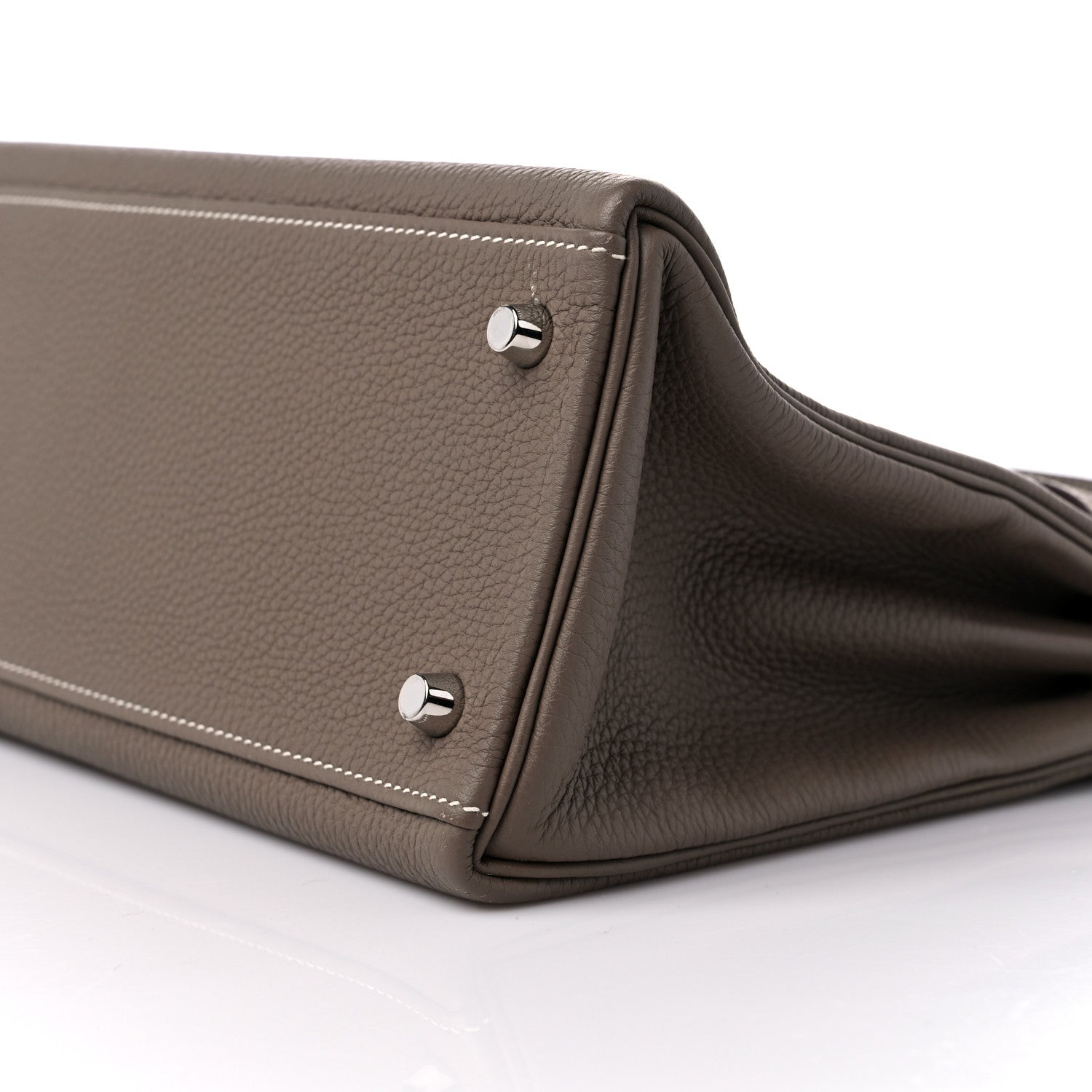 Hermes Togo Kelly Retourne 28 Etoupe 10 of 11