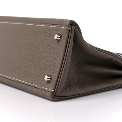 Hermes Togo Kelly Retourne 28 Etoupe 10 of 11