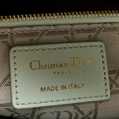 Christian Dior Lambskin Cannage Small Lucky Badges My Lady Dior Green 5 of 11
