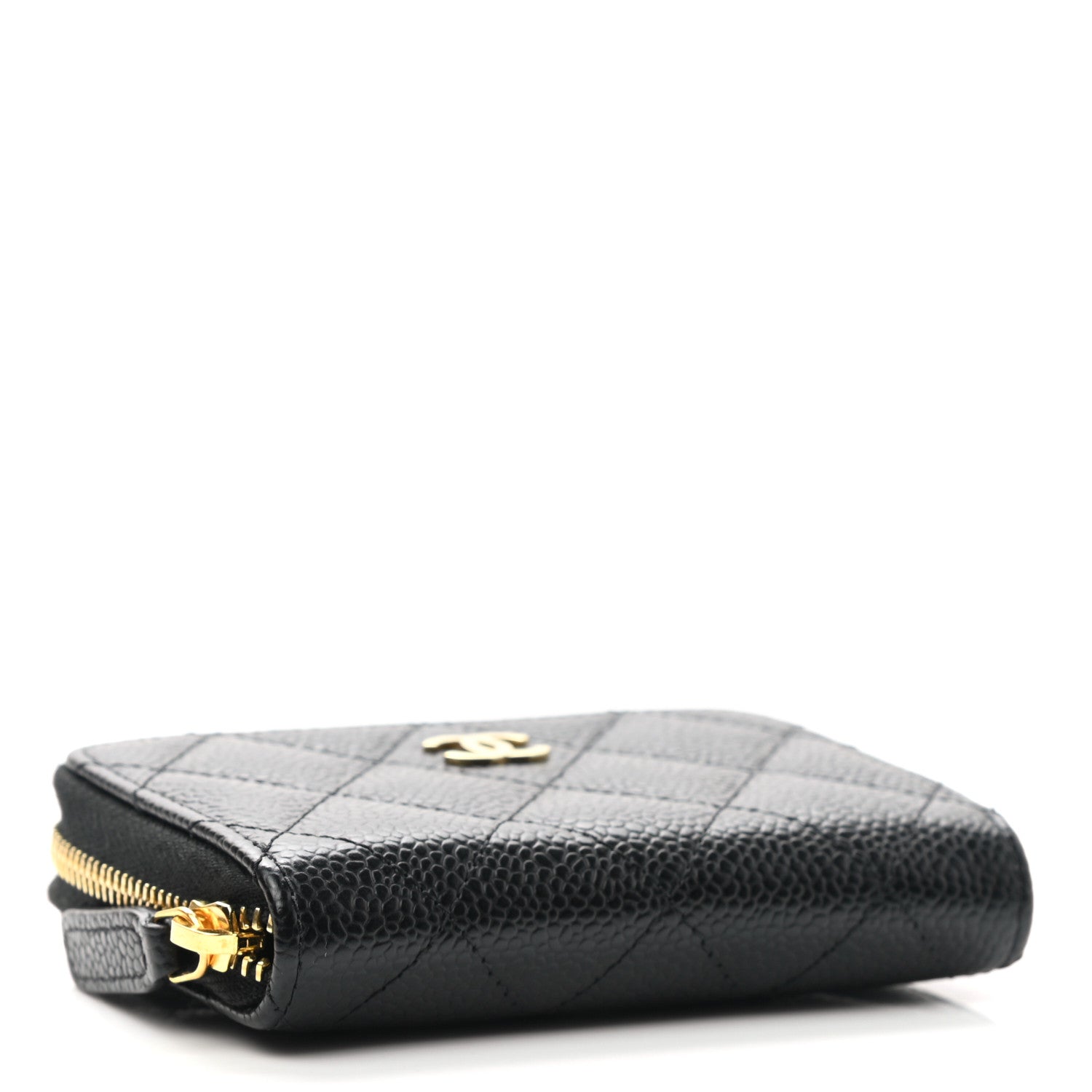 Chanel Caviar Quilted Classic Zipped Coin Purse Black 4 of 8
