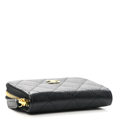 Chanel Caviar Quilted Classic Zipped Coin Purse Black 4 of 8