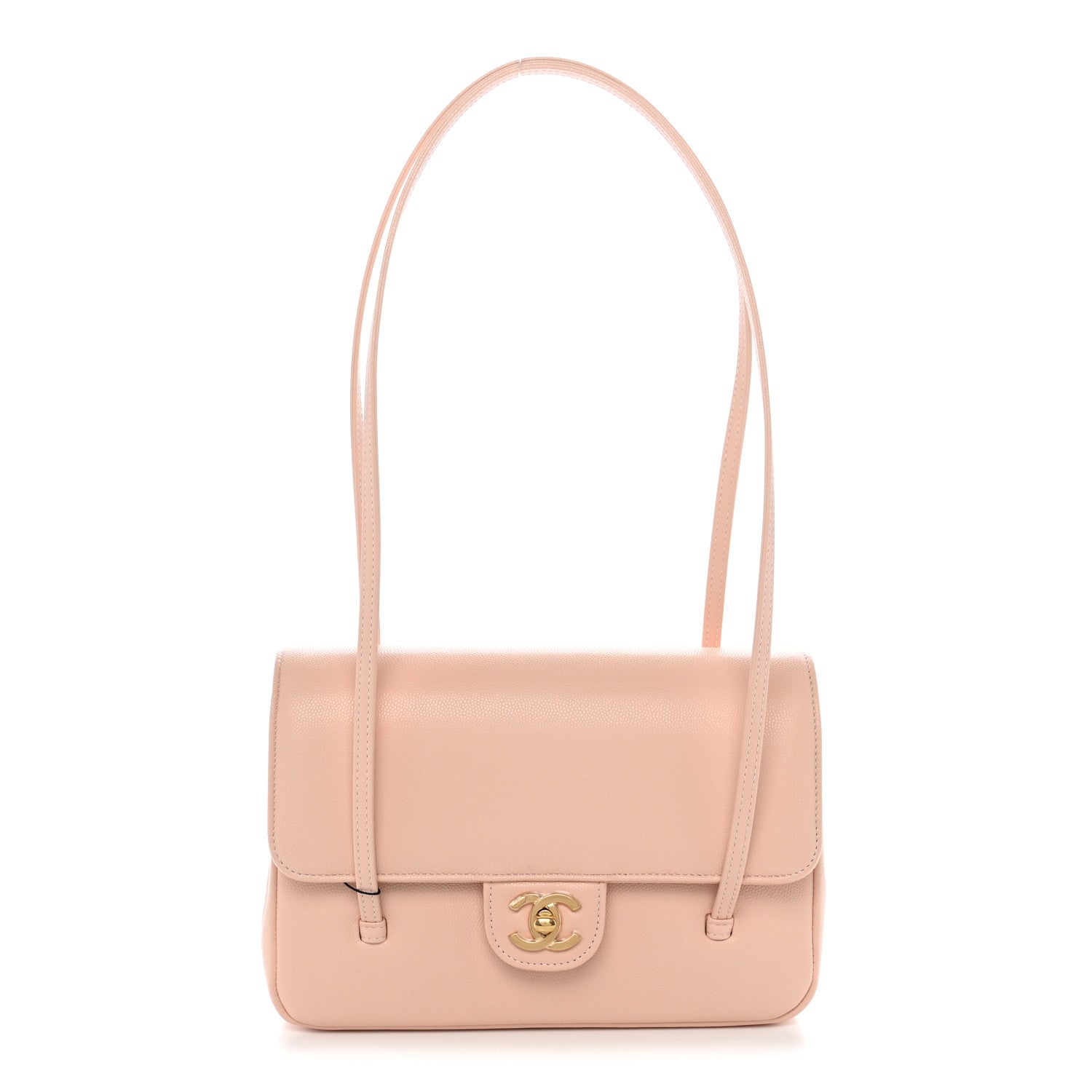 Chanel Shiny Caviar Preppy Coco Small Flap Light Pink 1 of 11