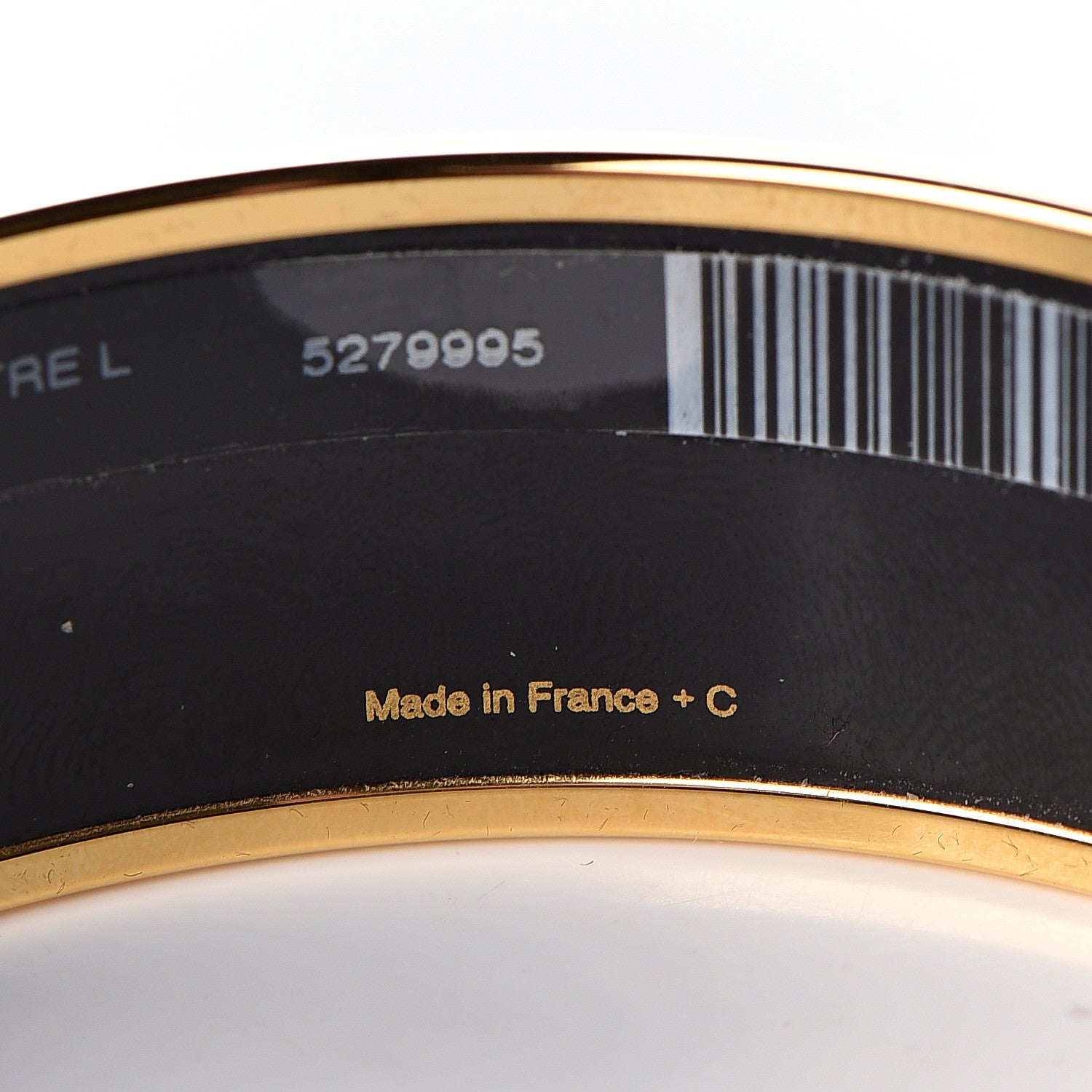 Hermes Enamel Printed Wide Panoplie Equestre Bracelet 70 Faux Gris 4 of 5