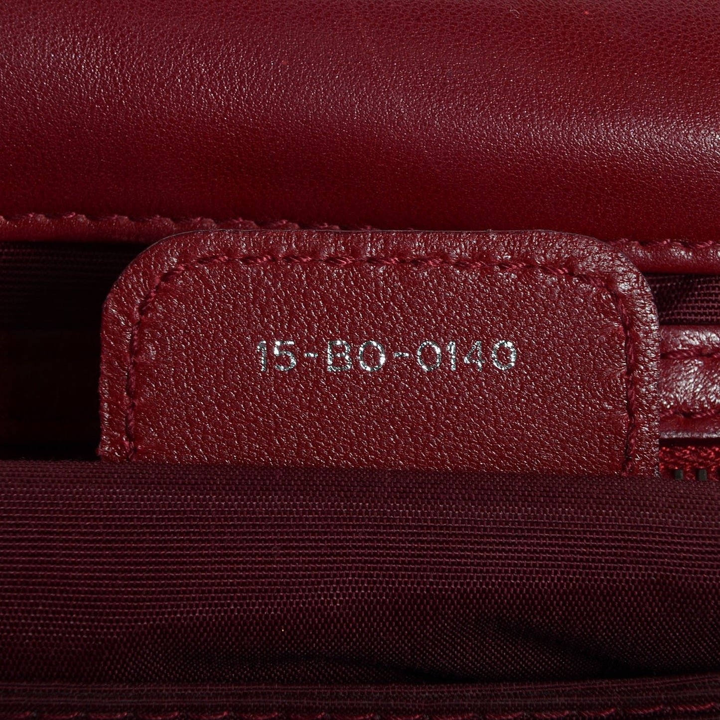 Lambskin Cannage New Lock Flap Red