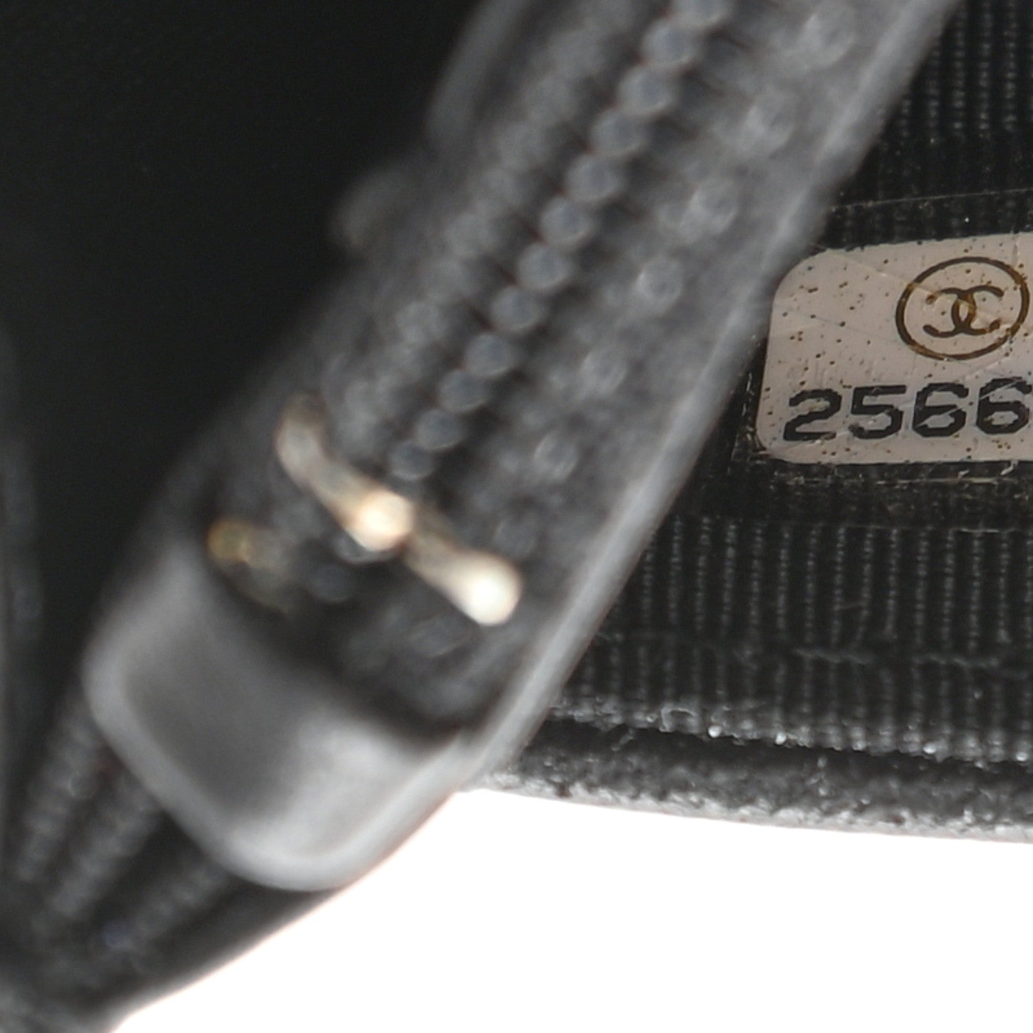 Chanel Chevron Reissue Wallet On Chain WOC So Black 8 of 12