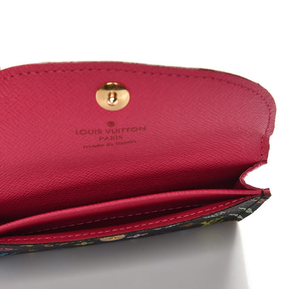 Louis Vuitton Monogram Multicolor Business Card Holder Black Grenade 5 of 6