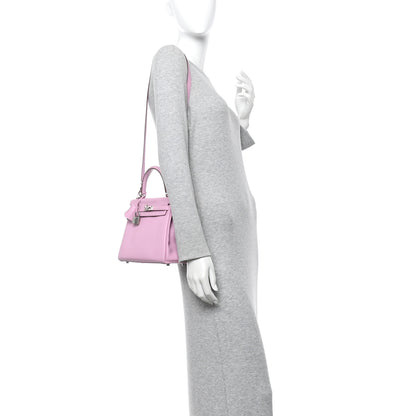 Hermes Swift Kelly Retourne 25 Mauve Sylvestre 2 of 10