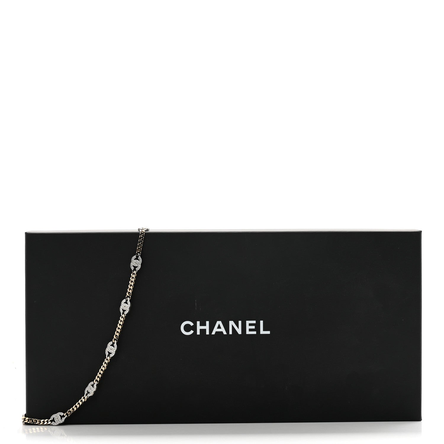 Chanel Crystal CC Chain Links Belt Gold Silver 4 of 4