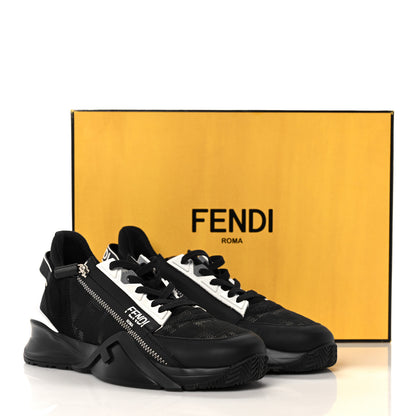 Fendi Nylon Lycra FF Mens Fendi Flow Low Top Sneakers 7 Black 7 of 7