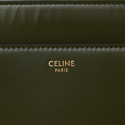 Celine Satinated Calfskin Medium 16 Top Handle Bag Khaki 6 of 12