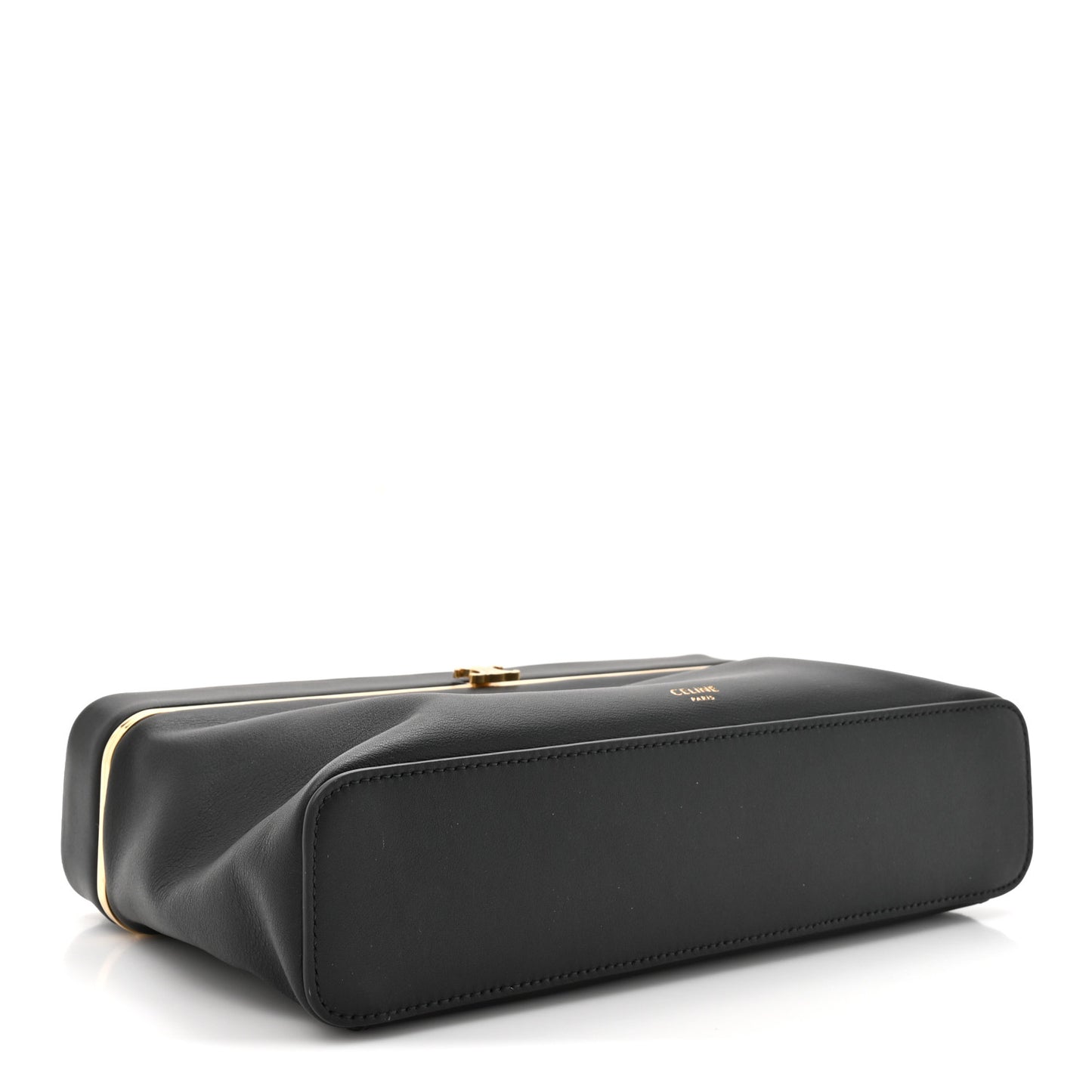 Supple Calfskin Rectangle Bag Black
